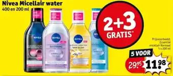 Kruidvat Nivea Micellair water aanbieding