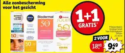 Kruidvat Alle zonbescherming voor het gezicht aanbieding