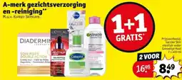 Kruidvat A-merk gezichtsverzorging aanbieding
