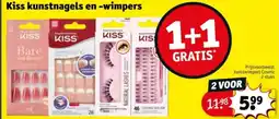 Kruidvat Kiss kunstnagels en wimpers aanbieding