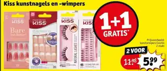 Kruidvat Kiss kunstnagels en wimpers aanbieding
