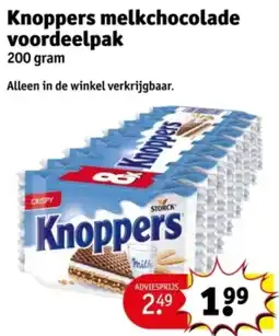 Kruidvat Knoppers Melkchocolade Voordeelpak aanbieding