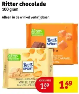 Kruidvat Ritter Chocolade aanbieding