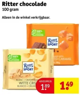 Kruidvat Ritter Chocolade aanbieding