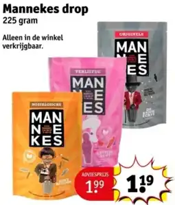 Kruidvat Mannekes drop aanbieding