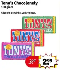 Kruidvat Tony's Chocolonely aanbieding