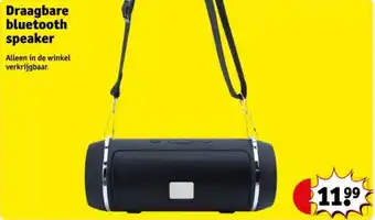 Kruidvat Draagbare bluetooth speaker aanbieding