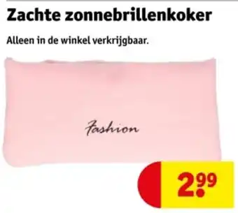 Kruidvat Zachte Zonnebrillenkoker aanbieding