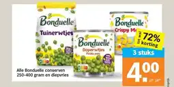 Albert Heijn Alle Bonduelle conserven 250-400 gram en diepvries aanbieding