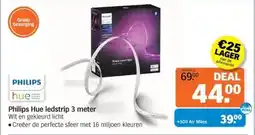 Albert Heijn Philips Hue ledstrip 3 meter aanbieding