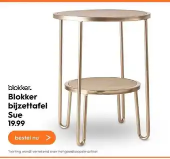 Blokker Blokker Bijzettafel Sue aanbieding