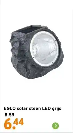 GAMMA EGLO solar steen LED grijs aanbieding