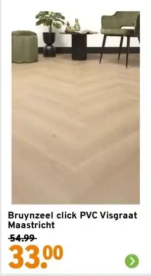 GAMMA Bruynzeel click PVC Visgraat Maastricht aanbieding