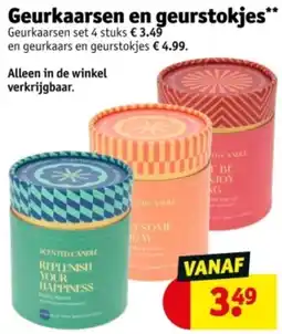 Kruidvat Geurkaarsen en geurstokjes aanbieding