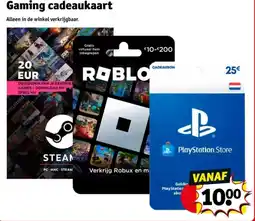 Kruidvat Gaming cadeaukaart aanbieding