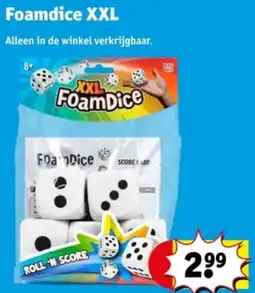 Kruidvat Foamdice XXL aanbieding