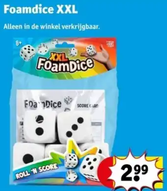 Kruidvat Foamdice XXL aanbieding