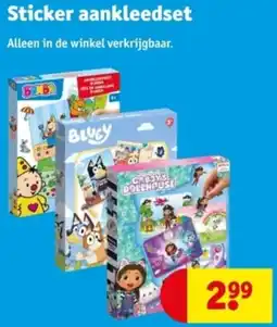 Kruidvat Sticker aankleedset aanbieding