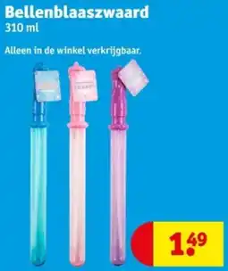 Kruidvat Bellenblaaszwaard aanbieding