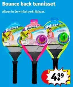 Kruidvat Bounce back tennisset aanbieding