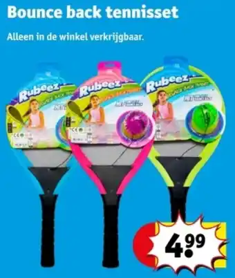 Kruidvat Bounce back tennisset aanbieding