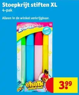 Kruidvat Stoepkrijt stiften XL aanbieding