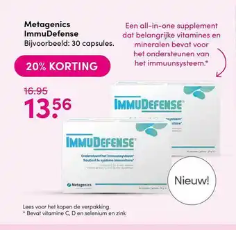 Drogisterij Visser Metagenics ImmuDefense 30 capsules aanbieding