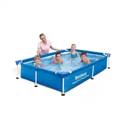 Intertoys Bestway Steel Pro Splash Junior Frame zwembad - 221x150x43 cm aanbieding