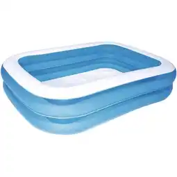 Intertoys Bestway familiezwembad rechthoekig - 211 x 132 cm aanbieding