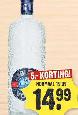 Super Dirck 3 ESBJAERG VODKA aanbieding