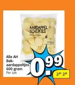 Albert Heijn Alle AH Bak-aardappeltjes 600 gram aanbieding