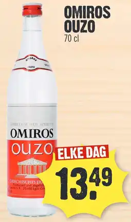 Super Dirck 3 OMIROS OUZO aanbieding