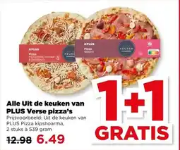 PLUS Alle Uit de keuken van PLUS Verse pizza's aanbieding