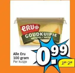 Albert Heijn Alle Eru 100 gram aanbieding