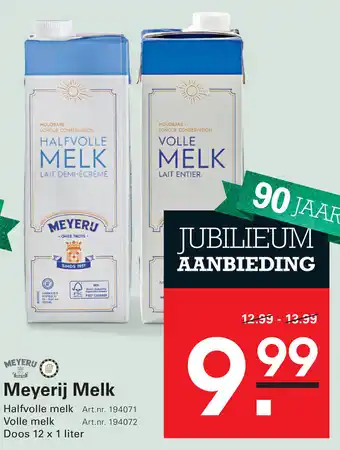 Sligro Meyerij Melk aanbieding