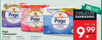Sligro Page ToiletpaPage aanbieding