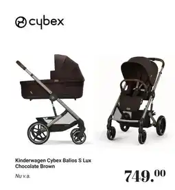 Van Asten BabySuperstore Kinderwagen Cybex Balios S Lux Chocolate Brown aanbieding
