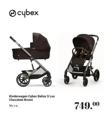 Van Asten BabySuperstore Kinderwagen Cybex Balios S Lux Chocolate Brown aanbieding