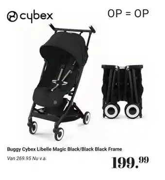 Van Asten BabySuperstore Buggy Cybex Libelle Magic Black/Black Black Frame aanbieding