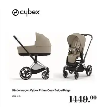 Van Asten BabySuperstore Kinderwagen Cybex Priam Cozy Beige/Beige aanbieding