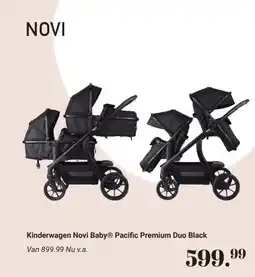 Van Asten BabySuperstore Kinderwagen Novi Baby Pacific Premium Duo Black aanbieding