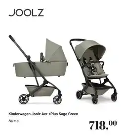 Van Asten BabySuperstore Kinderwagen Joolz Aer +Plus Sage Green aanbieding