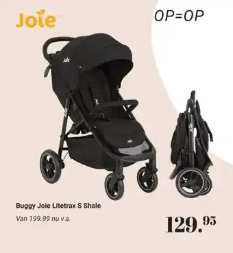 Van Asten BabySuperstore Buggy Joie Litetrax S Shale aanbieding