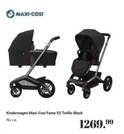 Van Asten BabySuperstore Kinderwagen Maxi Cosi Fame V2 Twillic Black aanbieding