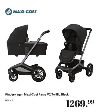 Van Asten BabySuperstore Kinderwagen Maxi Cosi Fame V2 Twillic Black aanbieding
