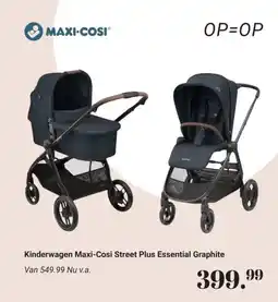 Van Asten BabySuperstore Kinderwagen Maxi Cosi Street Plus Essential Graphite aanbieding