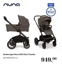 Van Asten BabySuperstore Kinderwagen Nuna MIXX Next Thunder aanbieding