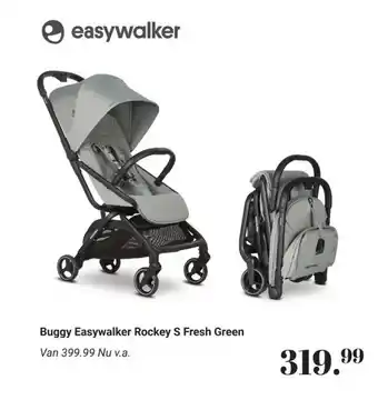 Van Asten BabySuperstore Buggy Easywalker Rockey S Fresh Green aanbieding