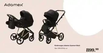 Van Asten BabySuperstore Kinderwagen Adamex Quantum Black Van 1099.99 Nu v.a. aanbieding