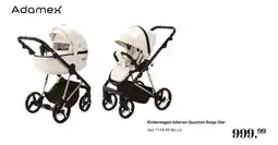 Van Asten BabySuperstore Kinderwagen Adamex Quantum Beige Star aanbieding